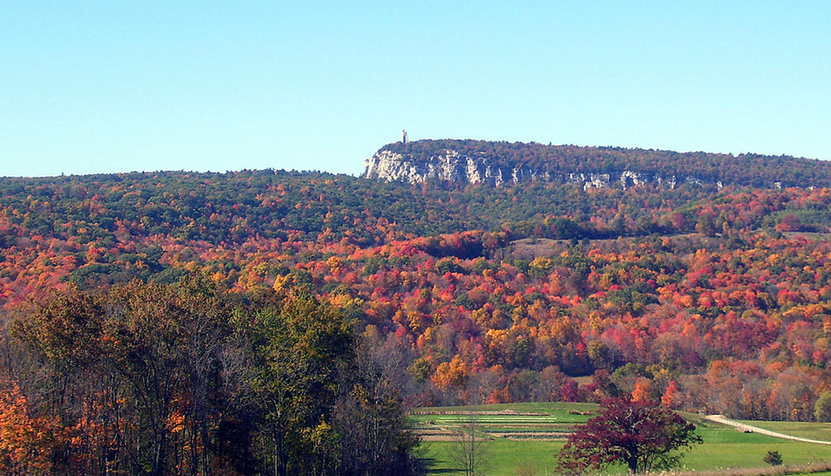 surrounding mountains of New Paltz New York